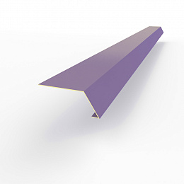 Карнизная планка RAL 4011 оцинкованная c порошковым покрытием 0,45мм