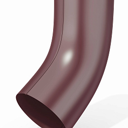 Колено водосточное оцинкованное Grand Line Optima ф90х240мм RAL 3005