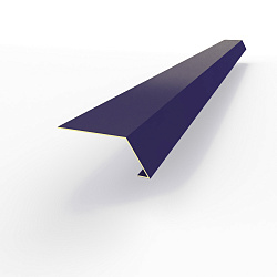 Карнизная планка RAL 5022 оцинкованная c порошковым покрытием 0,45мм