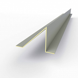 Планка снегозадержания (RAL 7004) оцинкованная, c полимерным покрытием 0,45 мм