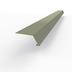 Карнизная планка RAL 7023 оцинкованная c порошковым покрытием 0,45мм