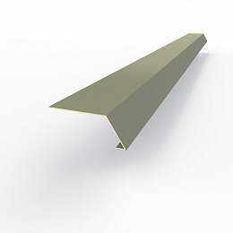 Карнизная планка RAL 7023 оцинкованная c порошковым покрытием 0,45мм