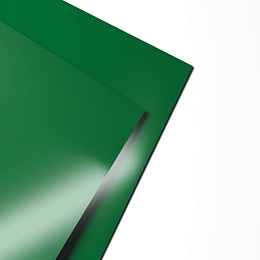 Лист оцинкованный 0,45х1250мм (RAL 6029) с полимерным покрытием (полиэстер)