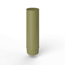 Труба водосточная оцинкованная порошок ф90х1250мм RAL 1020