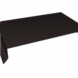 Парапет RAL 9005 полиэстер 0.45мм плоский