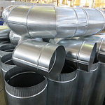 Колено водосточное оцинкованное ф125х400x400мм