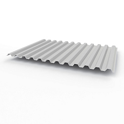 Профнастил С21 0,35х1051мм (RAL 7047) оцинкованный, с полимерным покрытием (полиэстер)
