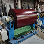 Отмотка оцинкованная 0,7х1250мм (RAL 3005) с полимерным покрытием