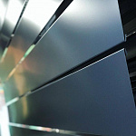 Отлив для фундамента (цокольный) оцинкованный c полимерным покрытием 0,45мм RAL 9003