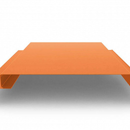 Линеарная панель оцинкованная с полимерным покрытием О-Г-24хС/20 0,7х245мм RAL 2004