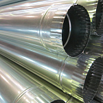 Труба водосточная оцинкованная ф110х1250мм