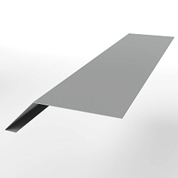 Капельник 0,45 мм (RAL 9006) оцинкованный, с порошковым покрытием