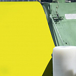 Рулон оцинкованный с полимерным покрытием полиэстер 0,45х1250мм RAL 1003 Сигнальный жёлтый