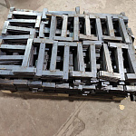 Костыль H-образный кровельный неокрашенный 40х4мм размер 150х600х150мм