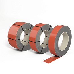 Лента оцинкованная (Штрипс) 1,0 мм (RAL 2012) с полимерным покрытием (полиэстер)