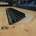 Планка начальная RAL 5002 оцинкованная с порошковым покрытием 0,45 мм