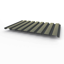 Профнастил С20 - 0,5х1150мм (RAL 7024) оцинкованный, с полимерным покрытием (полиэстер)