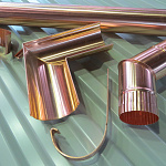 Крепление желоба водосточного медное ф150х200мм