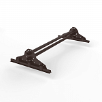 Снегозадержатель трубчатый 1000мм фальц 40x20-1,0-1,0-2 холоднокатанная сталь с порошковым покрытием RAL 8017