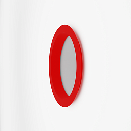 Откос радиусный 0,55 мм (RAL 3026) c порошковым покрытием