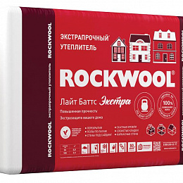 Утеплитель Роквул Лайт Баттс Экстра 50х600х1000 мм