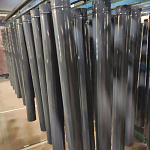 Труба водосточная оцинкованная порошок ф216х1250мм RAL 7024