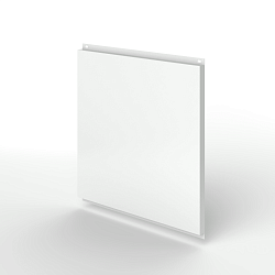 Фасадная металлокассета 530x530 открытого типа оцинкованная с порошковым покрытием 0,7мм RAL 9010