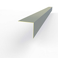 Планка угла внешнего RAL 7045 оцинкованная c порошковым покрытием 0,45мм