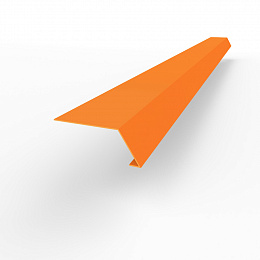 Карнизная планка RAL 2003 оцинкованная c порошковым покрытием 0,45мм