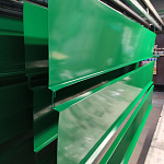 Отлив 0,4 мм RAL 6029 оконный оцинкованный c порошковым покрытием