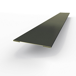 Планка стыковочная RAL 7021 оцинкованная c порошковым покрытием 0,45мм