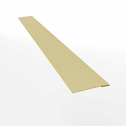 Планка начальная для металлосайдинга экобрус оцинкованная с порошковым покрытием 0,45мм ширина менее 625 мм RAL 1014