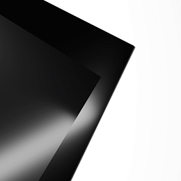 Лист оцинкованный 0,55х1250мм (RAL 9005) с полимерным покрытием (полиэстер)