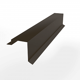 Торцевая планка (RR 32) оцинкованная, с порошковым покрытием 0,45 мм (ширина более 625 мм)