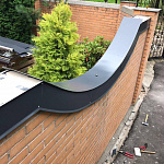 Фальц двойной стоячий оцинкованный с полимерным покрытием 0,45х625мм RAL 3005