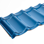 Металлочерепица Монтеррей классик оцинкованная с полимерным покрытием 0.45x1180мм  RAL 5002