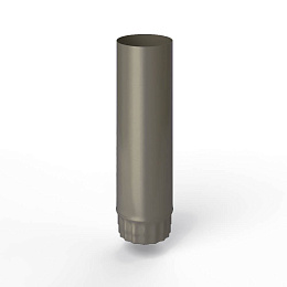 Труба водосточная оцинкованная порошок ф140х1250мм RAL 7039