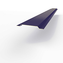 Нащельник RAL 5022 оцинкованный c порошковым покрытием 0,45мм