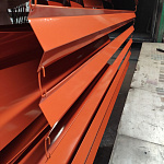 Карнизная планка RAL 2001 оцинкованный c порошковым покрытием 0,45мм