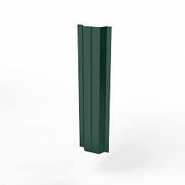 Штакетник оцинкованный с полимерным покрытием  П-образный 0,5х100мм RAL 6005