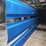 Планка угла внешнего RAL 5017 оцинкованная c порошковым покрытием 0,45мм