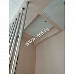 Лестница металлическая Fakro LSF Огнестойкая складная, ножничная 110*70см 300см