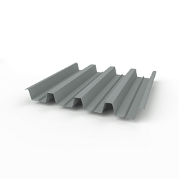 Профнастил Н60 (RAL 7042) 0,7х845мм оцинкованный, с полимерным покрытием (Полиэстер)