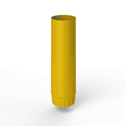 Труба водосточная оцинкованная порошок ф125х1250мм RAL 1032