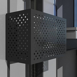 Корзина для кондиционера c перфорацией Qd 20-50 и каркасом Тип 1 все цвета RAL