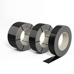 Лента оцинкованная (Штрипс) 0,8 мм (RAL 8022) с полимерным покрытием