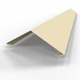 Ендова нижняя плоская 0,45 мм (RAL 1015) оцинкованная c полимерным покрытием