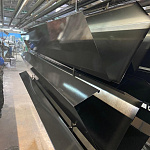 Парапет плоский RAL 9005 полиэстер 0,7 мм