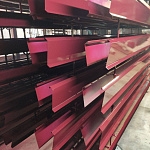 Отлив 0,4 мм RAL 3009 оконный оцинкованный c порошковым покрытием