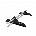 Снегозадержатель трубчатый 3000мм универсальный 25-1,0-1,0-3 холоднокатанная сталь с порошковым покрытием RAL 9005